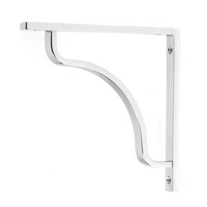 FROM THE ANVILĀ® Polished Chrome Abingdon Shelf Bracket (150mm x 150mm)