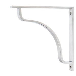 FROM THE ANVILĀ® Polished Chrome Abingdon Shelf Bracket (200mm x 200mm)