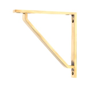FROM THE ANVILĀ® Aged Brass Barton Shelf Bracket (150mm x 150mm)