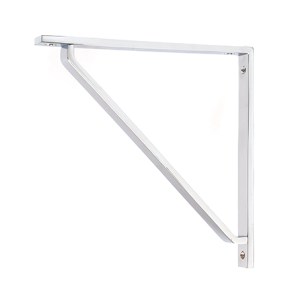 FROM THE ANVILĀ® Polished Chrome Barton Shelf Bracket (200mm x 200mm)