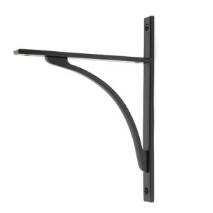 FROM THE ANVILĀ® Aged Bronze Apperley Shelf Bracket (260mm x 200mm)