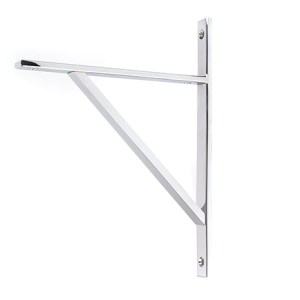FROM THE ANVILĀ® Polished Chrome Chalfont Shelf Bracket (260mm x 200mm)