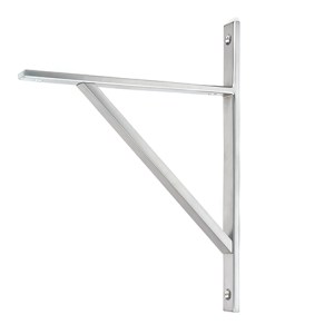 FROM THE ANVILĀ® Satin Chrome Chalfont Shelf Bracket (260mm x 200mm)