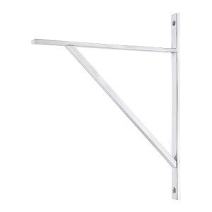 FROM THE ANVILĀ® Polished Chrome Chalfont Shelf Bracket (314mm x 250mm)