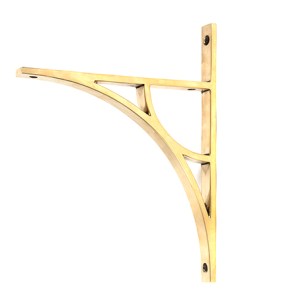 FROM THE ANVILĀ® Aged Brass Tyne Shelf Bracket (260mm x 200mm)
