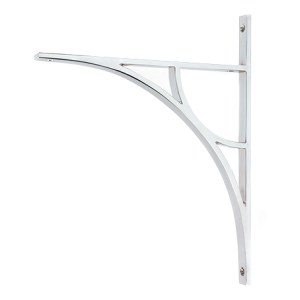 FROM THE ANVILĀ® Polished Chrome Tyne Shelf Bracket (314mm x 250mm)