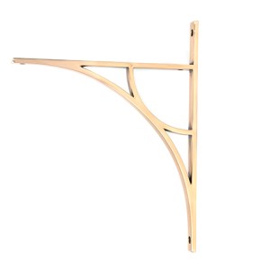 FROM THE ANVILĀ® Polished Bronze Tyne Shelf Bracket (314mm x 250mm)