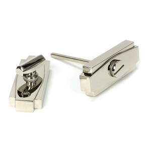 FROM THE ANVILĀ® Polished Nickel Art Deco Thumbturn