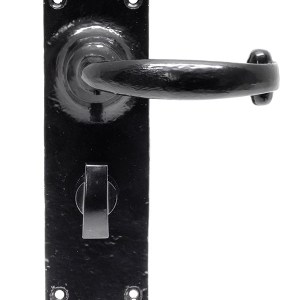 FROM THE ANVIL® Black Cottage Lever Bathroom Set