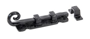 FROM THE ANVILĀ® Black 4" Straight Monkeytail Bolt