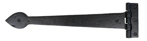 FROM THE ANVILĀ® Black Smooth 16" Cast T Hinge (pair)