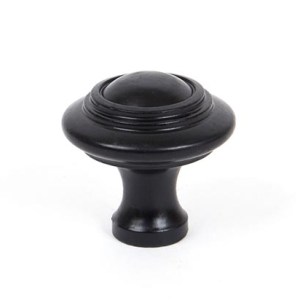 FROM THE ANVILĀ® Black Ringed Cabinet Knob - Large