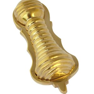 FROM THE ANVILĀ® Polished Brass Beehive Escutcheon