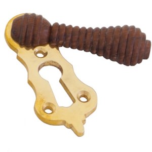 FROM THE ANVILĀ® Rosewood Beehive Escutcheon