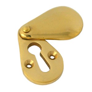 FROM THE ANVILĀ® Polished Brass Plain Escutcheon