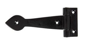 FROM THE ANVILĀ® Black Smooth 6" Cast T Hinge (pair)