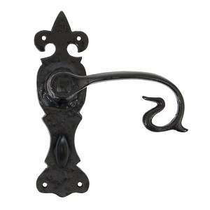 FROM THE ANVILĀ® Black Curly Lever Bathroom Set