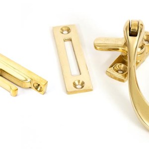 FROM THE ANVILĀ® Polished Brass Peardrop Fastener