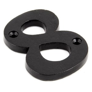 FROM THE ANVIL® Black Numeral 8