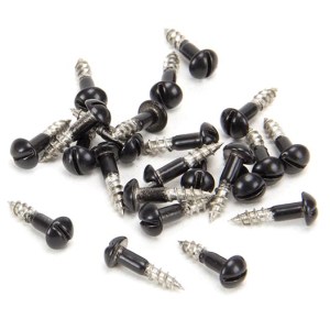 FROM THE ANVILĀ® Black SS 3.0 x 12 Roundhead Screws (25)