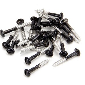 FROM THE ANVILĀ® Black SS 3.5 x 25 Roundhead Screws (25)