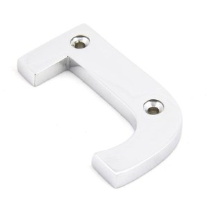 FROM THE ANVIL® Polished Chrome Letter J