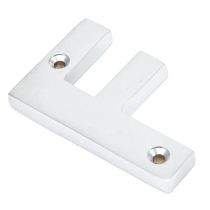 FROM THE ANVIL® Satin Chrome Letter F