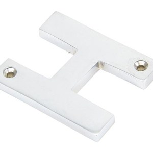 FROM THE ANVIL® Satin Chrome Letter H