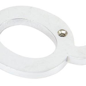 FROM THE ANVIL® Satin Chrome Letter Q