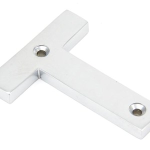 FROM THE ANVIL® Satin Chrome Letter T