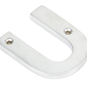 FROM THE ANVIL® Satin Chrome Letter U