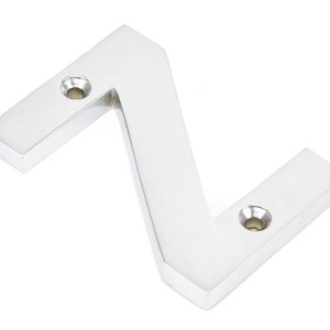 FROM THE ANVIL® Satin Chrome Letter Z