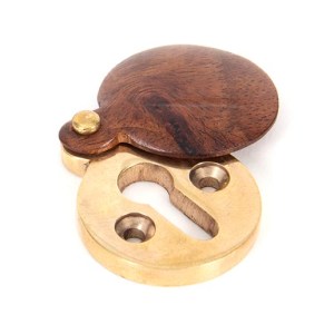 FROM THE ANVILĀ® Rosewood 30mm Round Escutcheon