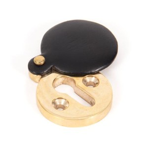 FROM THE ANVILĀ® Ebony 30mm Round Escutcheon