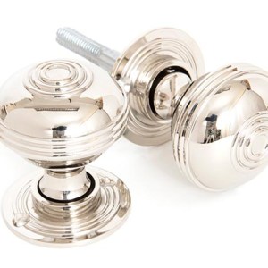 FROM THE ANVILĀ® Polished Nickel 50mm Prestbury Mortice/Rim Knob Set