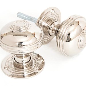 FROM THE ANVILĀ® Polished Nickel 63mm Prestbury Mortice/Rim Knob Set