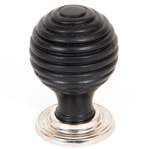 FROM THE ANVILĀ® Ebony and PN Beehive Cabinet Knob 35mm