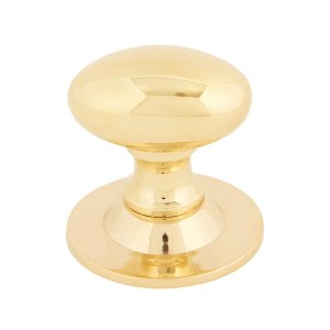 FROM THE ANVILĀ® Polished Brass Oval Cabinet Knob 33mm