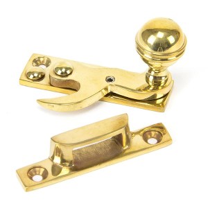 FROM THE ANVILĀ® Polished Brass Prestbury Sash Hook Fastener