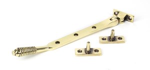 FROM THE ANVILĀ® Aged Brass 8" Reeded Stay