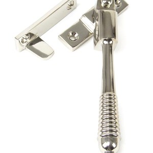FROM THE ANVILĀ® Polished Nickel Night-Vent Locking Reeded Fastener