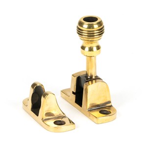 FROM THE ANVILĀ® Aged Brass Prestbury Brighton Fastener (Radiused)
