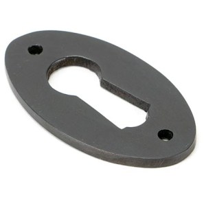 FROM THE ANVILĀ® Aged Bronze Oval Escutcheon