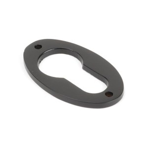 FROM THE ANVILĀ® Aged Bronze Oval Euro Escutcheon