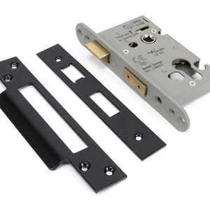 FROM THE ANVIL® Black 2½" Euro Profile Sash Lock
