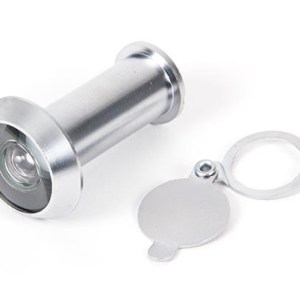 FROM THE ANVIL® Satin Chrome Door Viewer 180° (34-56mm Door)