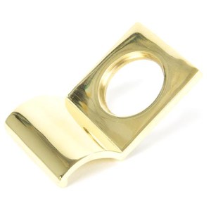 FROM THE ANVILĀ® Polished Brass Rim Cylinder Pull