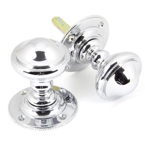 FROM THE ANVILĀ® Polished Chrome Brockworth Mortice Knob Set