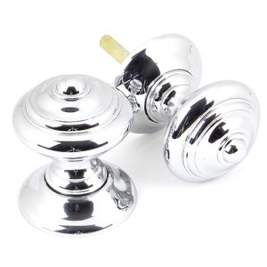 FROM THE ANVILĀ® Polished Chrome Elmore Concealed Mortice Knob Set