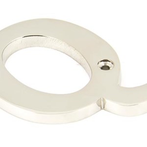 FROM THE ANVIL® Polished Nickel Letter Q